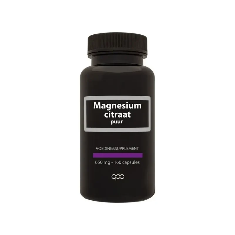 Apb Holland Magnesium citraat puur 750 mg 160 vcaps