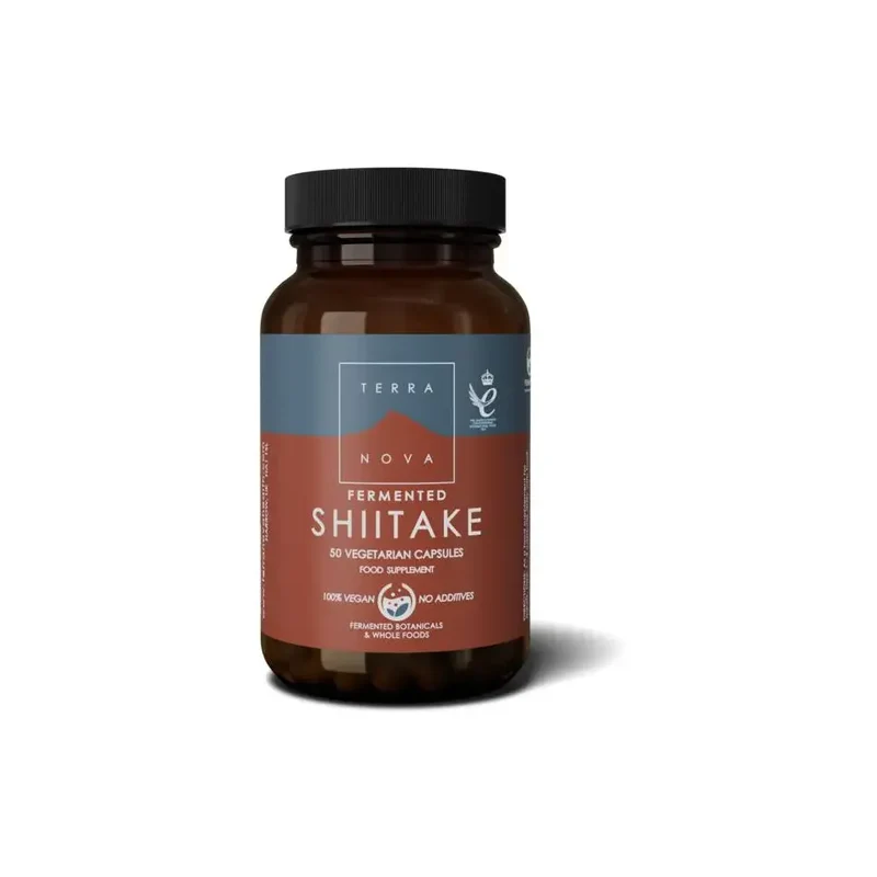 Terranova fermented shiitake 50 vcaps