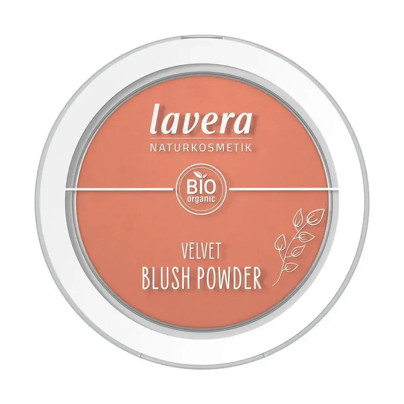 Lavera Velvet blush powder rosy peach 01 5 gram
