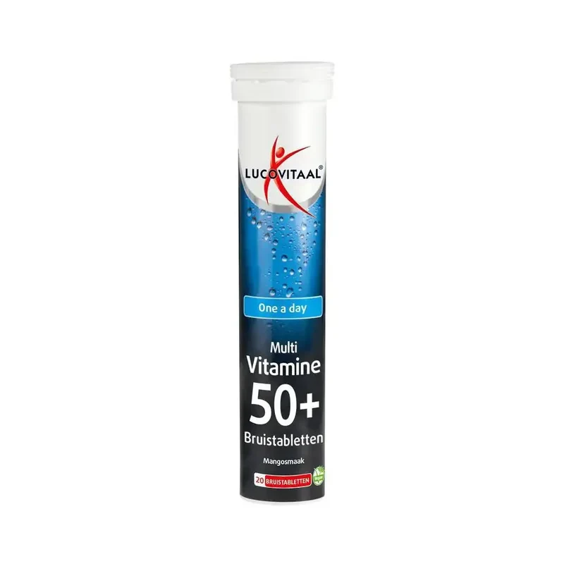 Lucovitaal Multi 50+ mangosmaak 20 bruistabletten