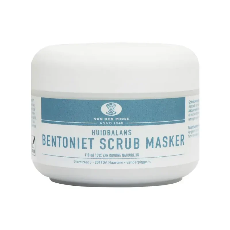 Van der Pigge Huidbalans bentoniet scrub masker 110 ml