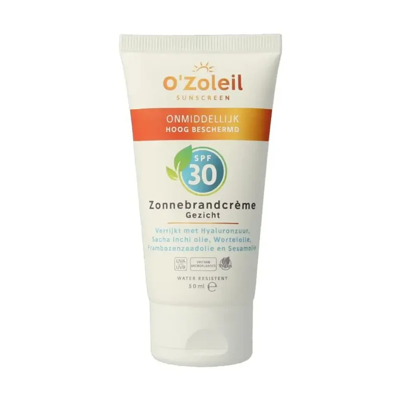 O'Zoleil Zonnebrandcreme gezicht SPF30 50 ml