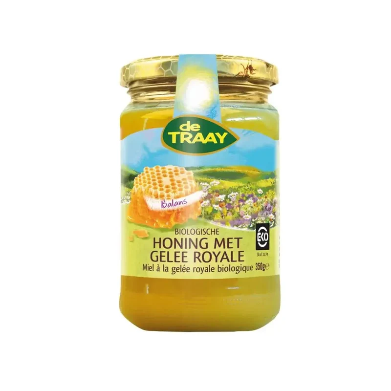 De Traay Honing gelee royale 350 gram