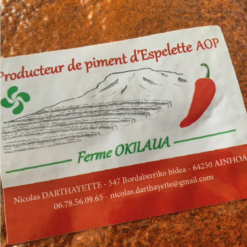 Piment d'Espelette 250 gram