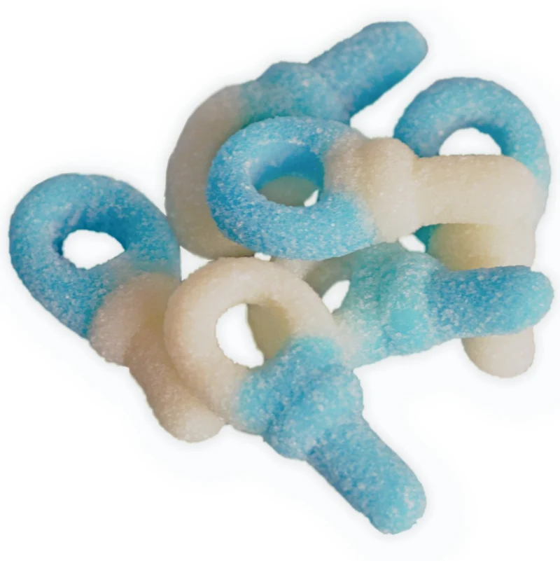 Mini Speentjes Blauw Gesuikerd 1 Kilo