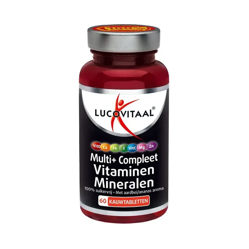 Lucovitaal Multi vitaminen & mineralen kauwtablet 60 kauwtabletten