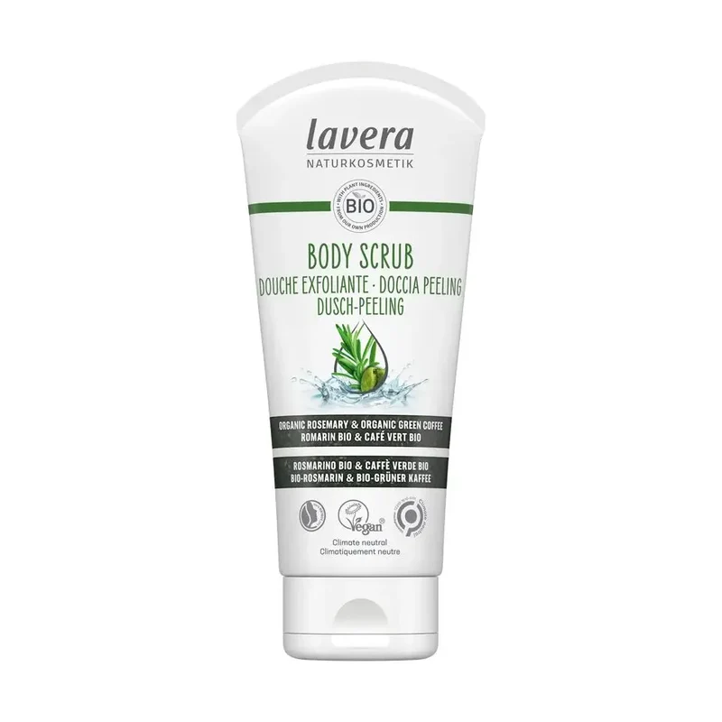 Lavera Body scrub/douche exfoliante EN-FR-IT-DE 200 ml