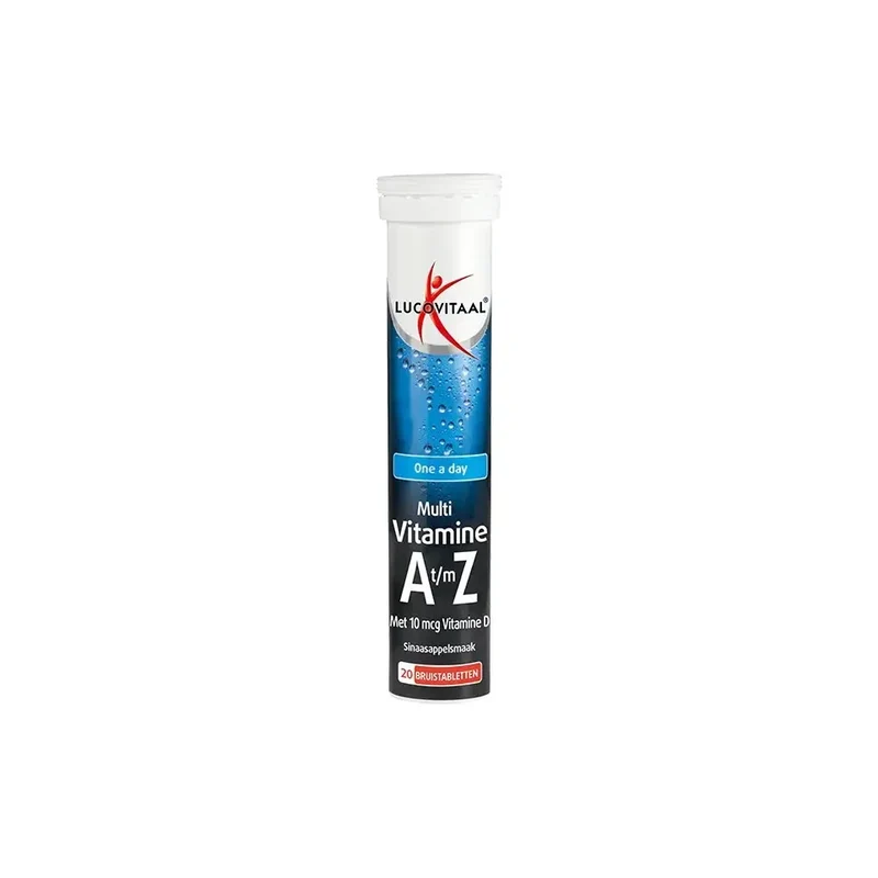 Lucovitaal Multi A t/m Z sinaasappelsmaak 20 bruistabletten