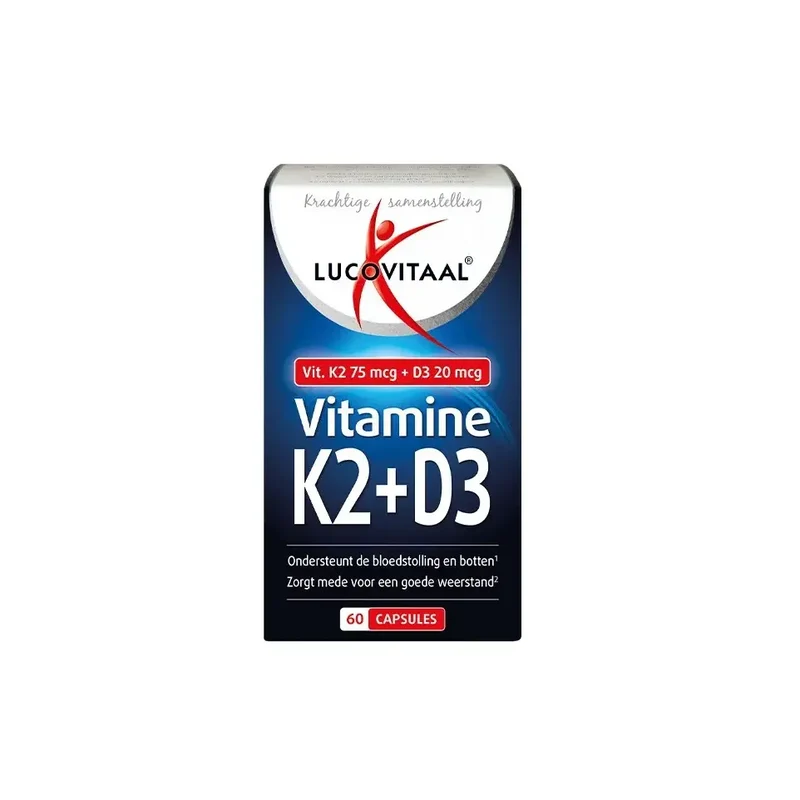 Lucovitaal Vitamine K2 + D3 60 capsules