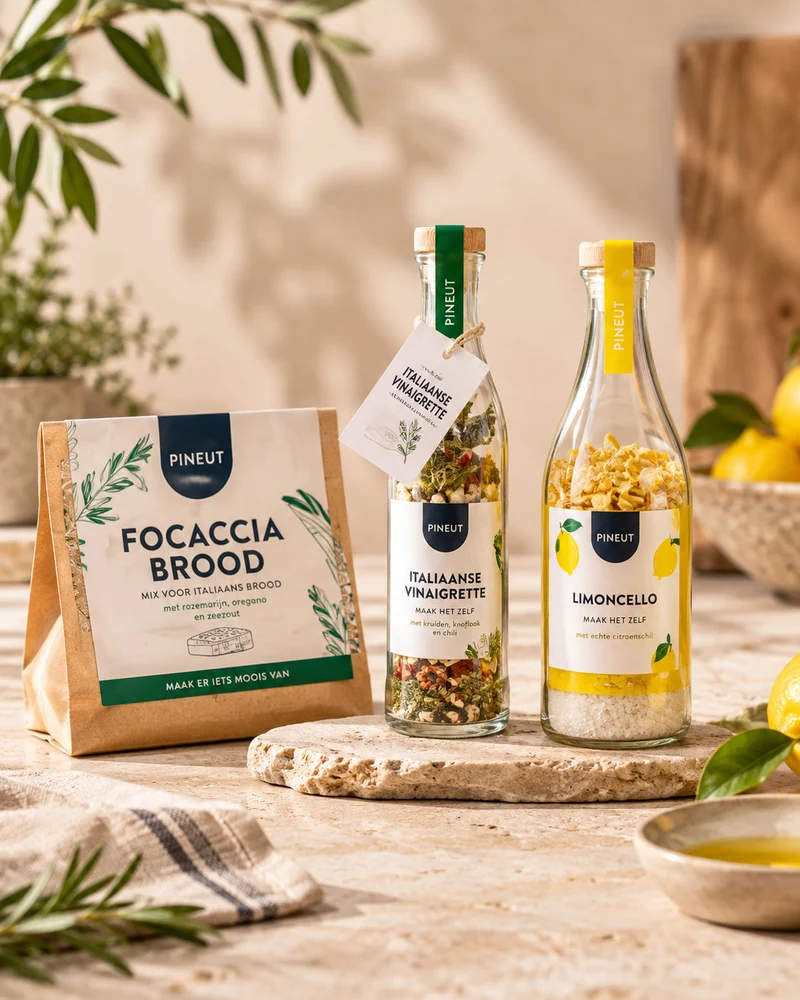 Focaccia, Limoncello & Vinaigrette Italiaans Giftpack