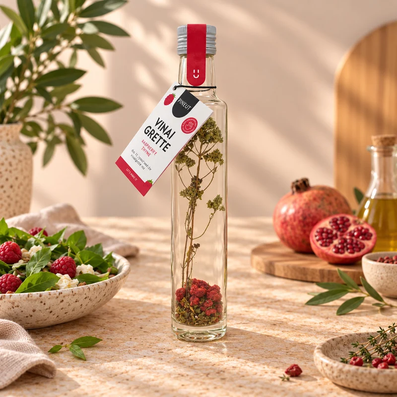 Vinaigrette | fles | Framboos, Granaatappel & Munt