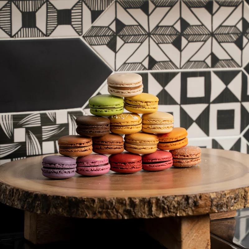 Box of 12 Gourmet French Macarons (Tax Free)