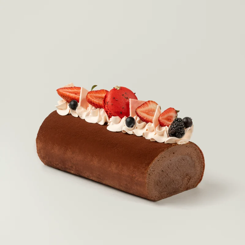 Belgian Chocolate Roll Cake
