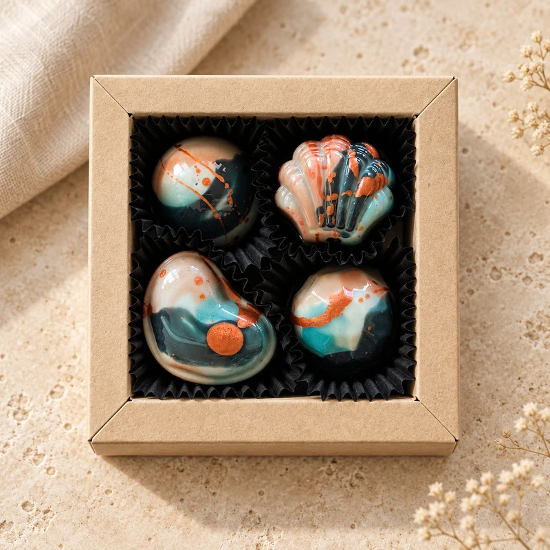 Bonbons Mini | 4 Handgemaakte Bonbons