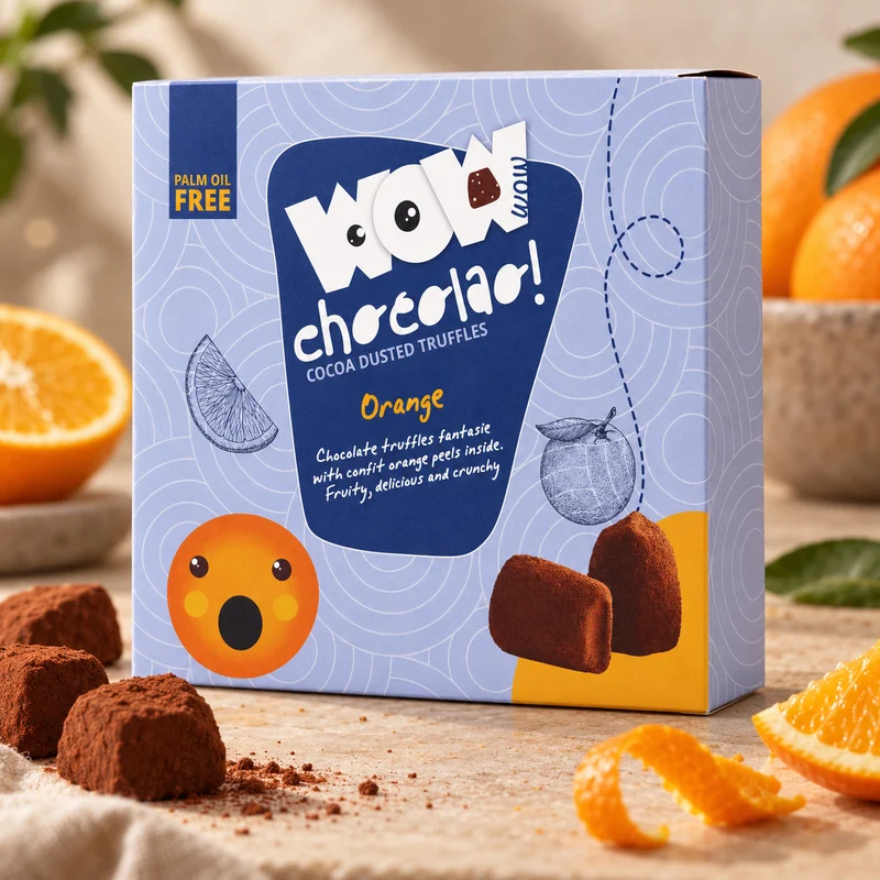 Sinaasappel Chocoladetruffels XL Box 250g