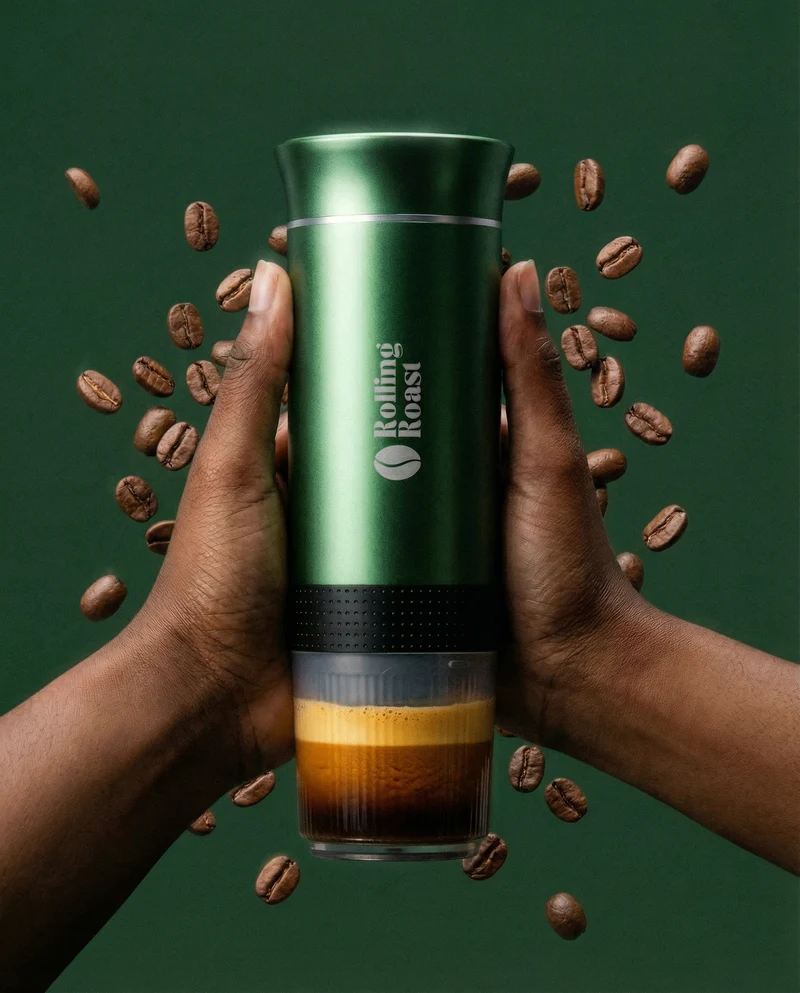 Compacte Koffie to go Nomad 3 in 1 draagbare espressomachine