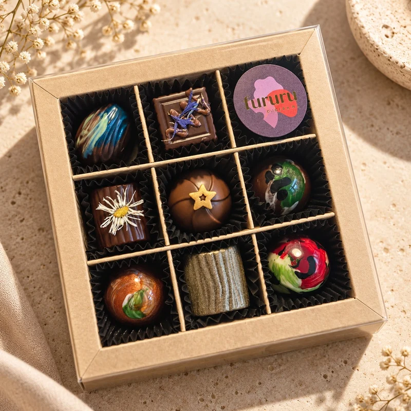 Bonbons 3x3 | 9 Handgemaakte Luxe Bonbons
