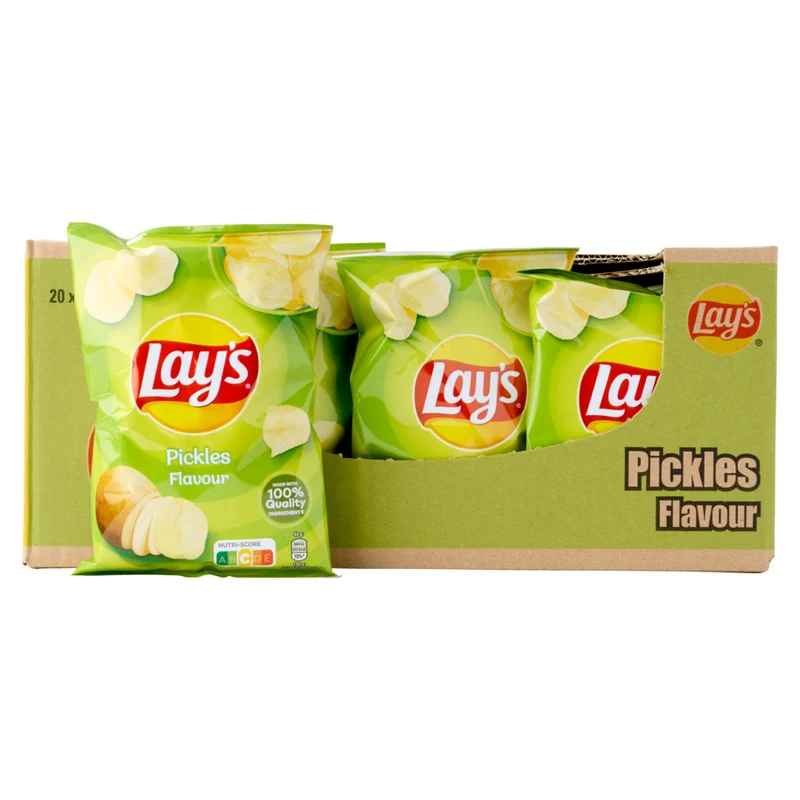Lays Chips Pickles Doos 20 x 40 Gram