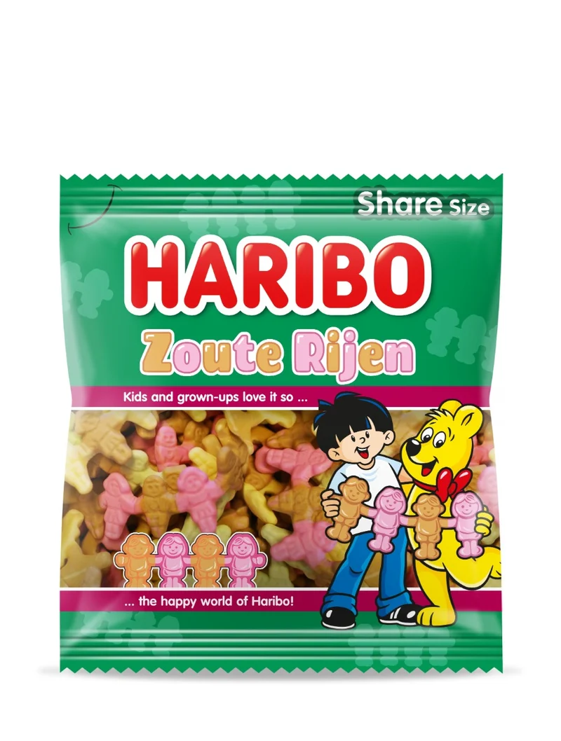 Haribo Zoute Rijen 175 Gram