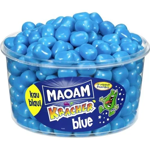 Maoam Kracher Blauw Silo - 265 stuks