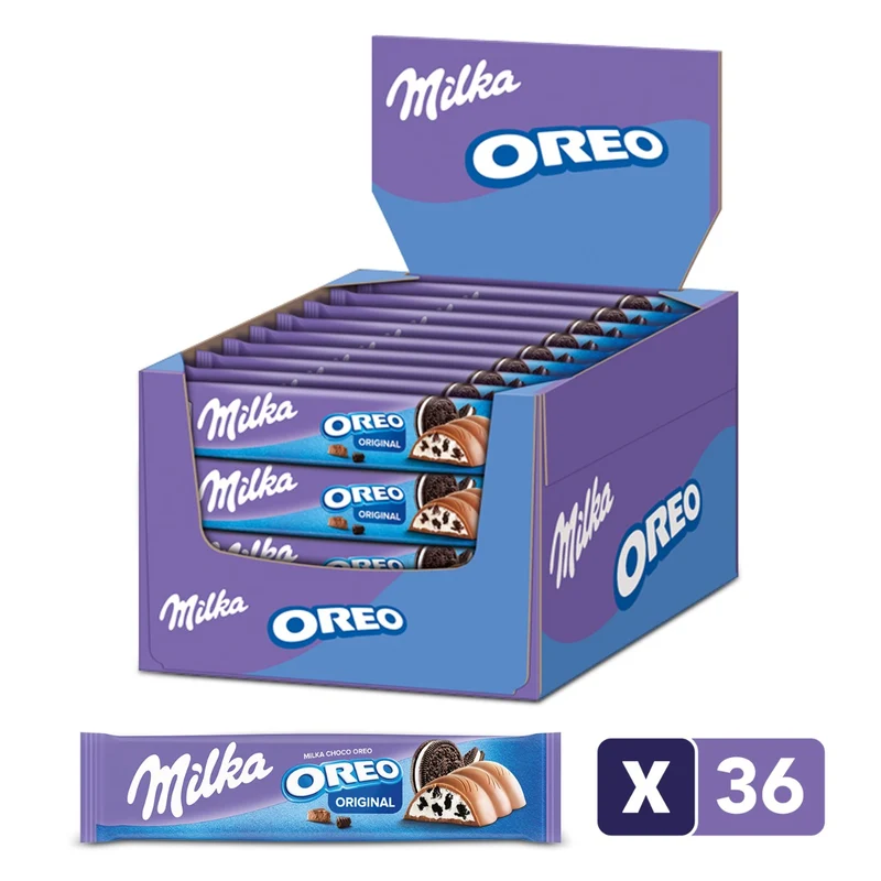 Milka Oreo Chocolade Reep Doos 36 x 37 Gram