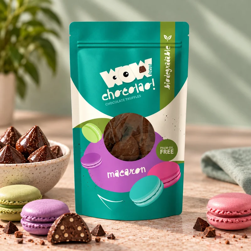 Macaron Chocolade Truffels | 200 gram