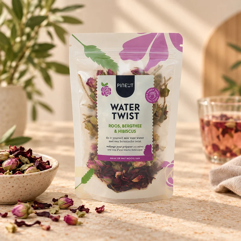 Watertwist Roos, Bergthee & Hibiscus Pouchbag