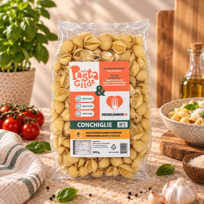 Pasta koken met impact | Conchiglie pasta (1+1 voor de Voedselbank)