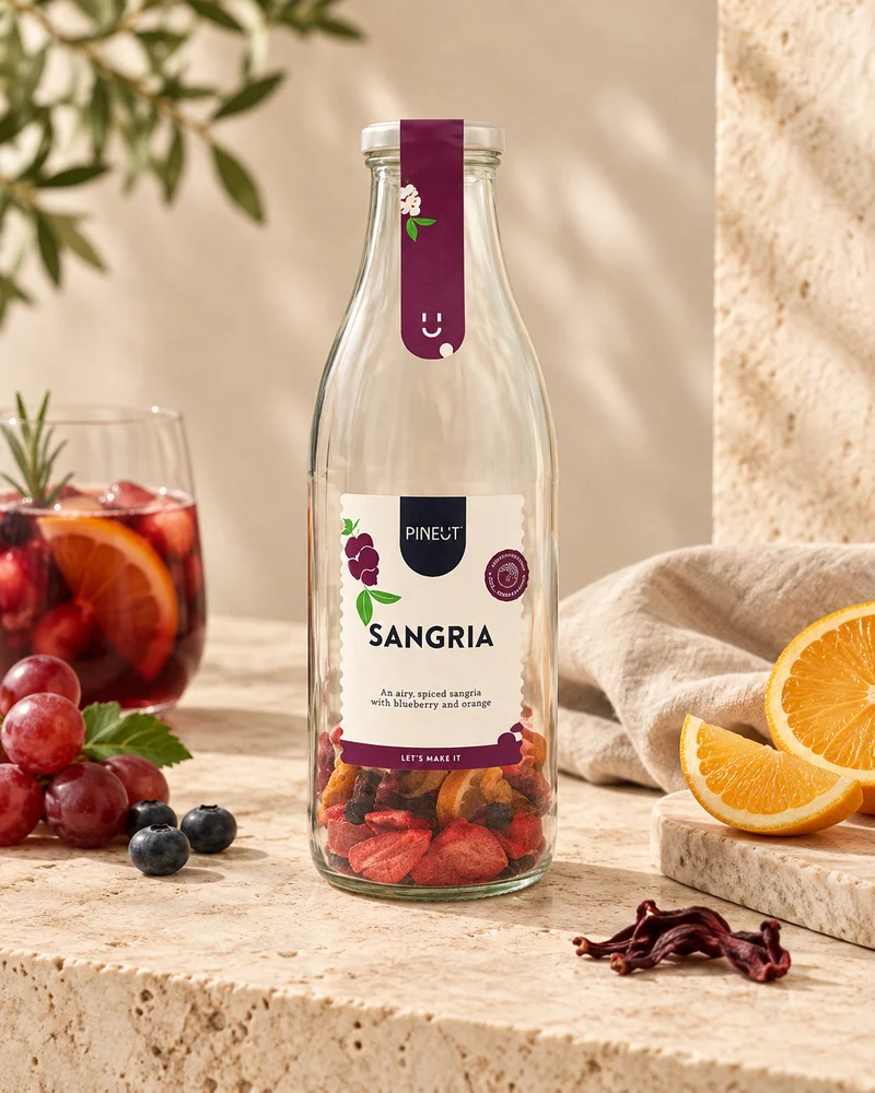 Sangria maken BIO | Cocktailfles | Zomerse DIY-sangria