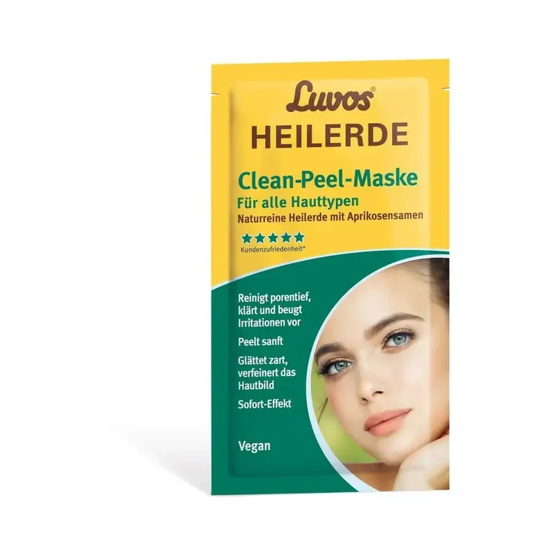 Luvos Heilaarde clean-peel masker alle huidtypes 7.5 ml 2 sachets