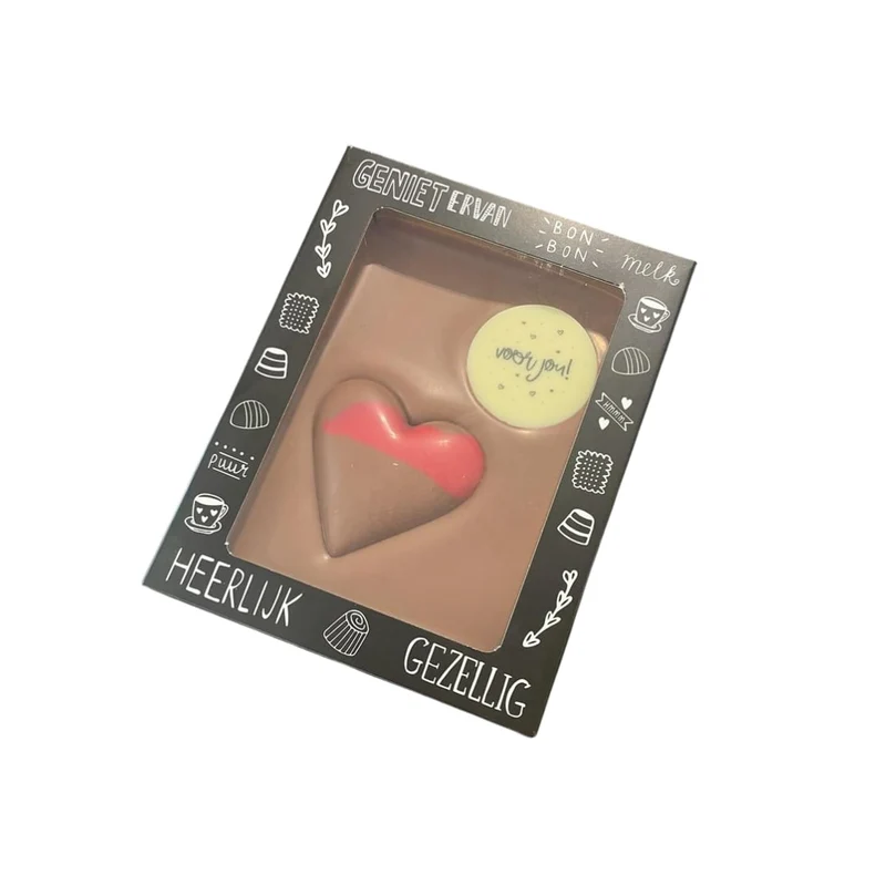 Chocolade Bar met Hart "Voor Jou"