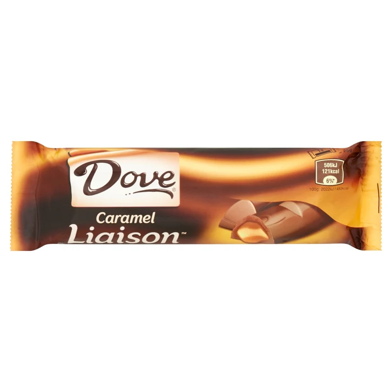 Dove Liaison Caramel Chocolade Reep 50 Gram