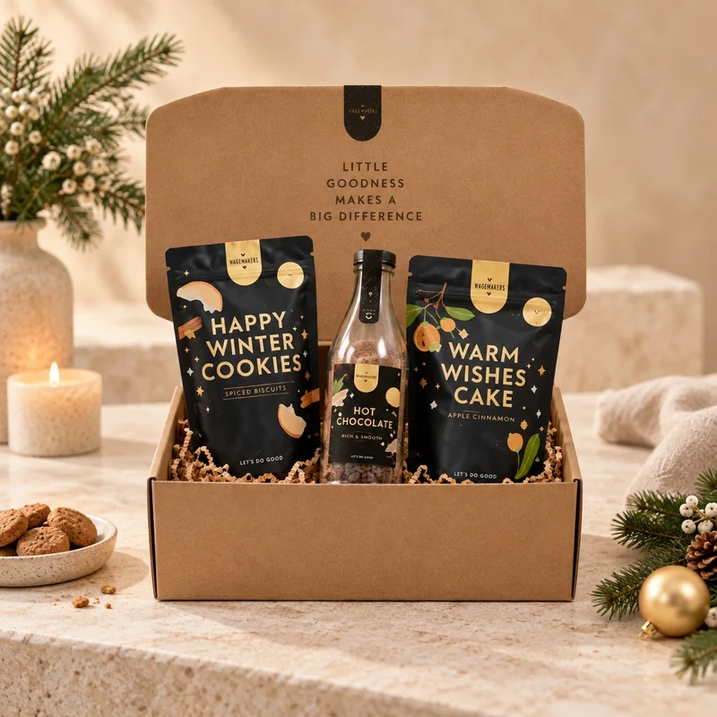 Origineel kerstpakket | Sociaal geproduceerd | Medium