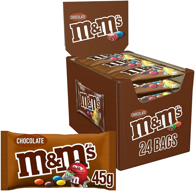 M&M's Choco Single 24x45 Gram