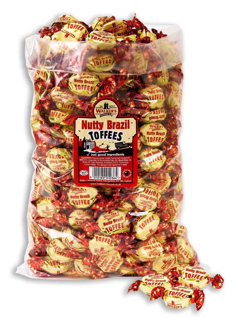 Walkers Nutty Brazil Toffees 2,5 KG