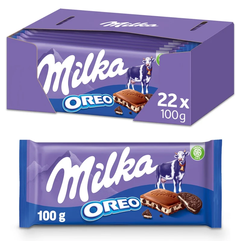 Milka Oreo Chocolade Reep 22 x 100 Gram