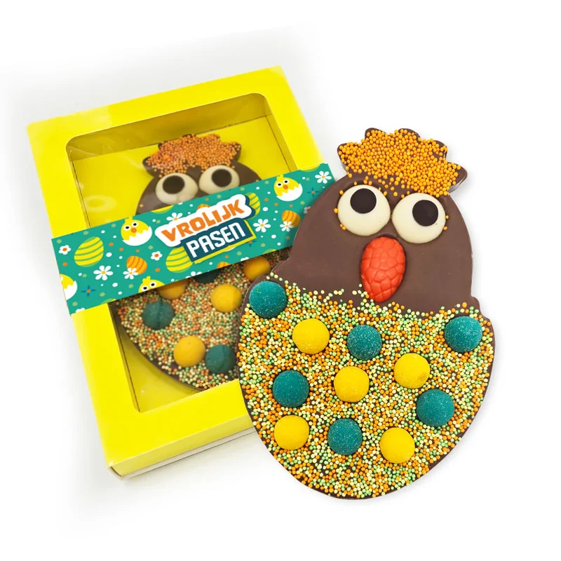 Chocolade chicken “Vrolijk Pasen” (limited edition)