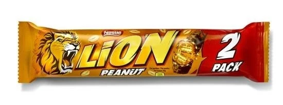 Lion Peanut Chocolade Reep 2 Pack