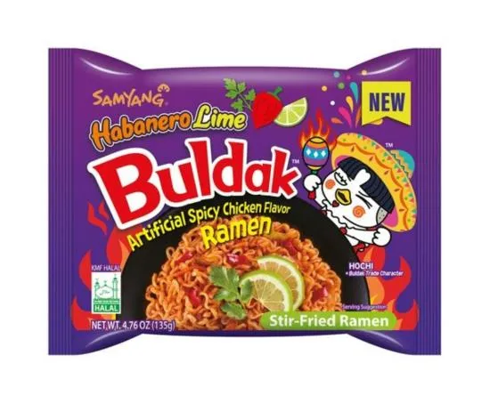 Samyang Habanero Lime Noodles 135 Gram