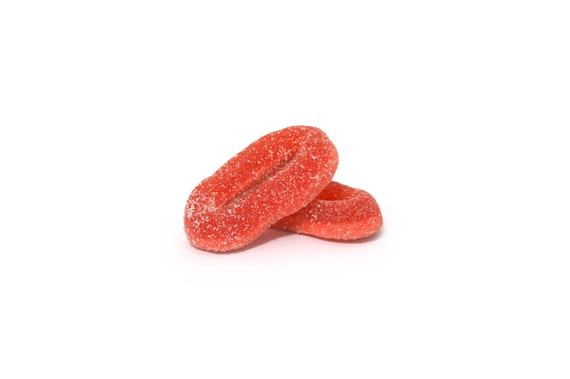 Damel Gesuikerde Aardbei Ringen 1 Kilo