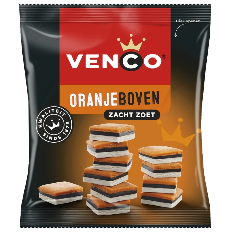 Venco Oranje Boven Zacht Zoet 270 Gram