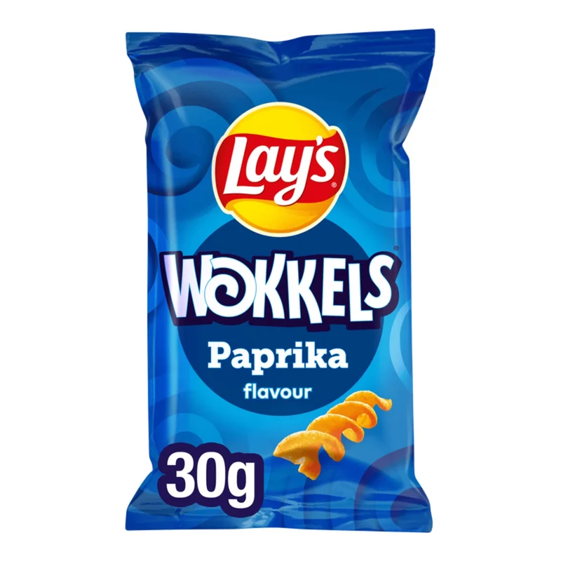 Lays Wokkels Paprika 24x30 Gram