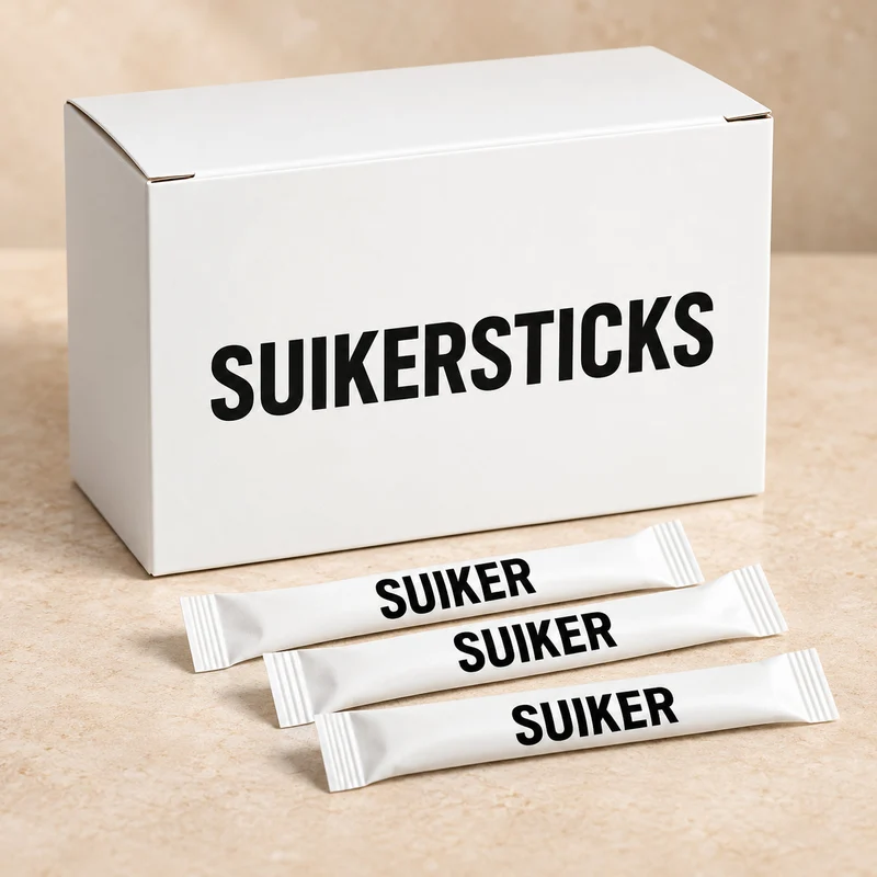Suikersticks Wagemakers Doos van 1000 stuks