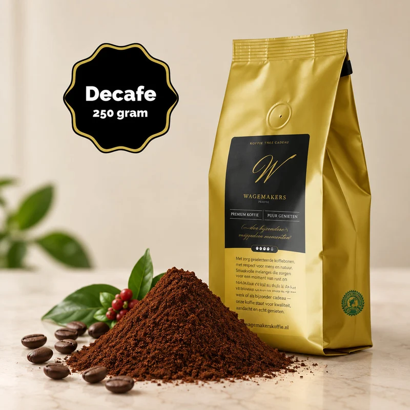 Wagemakers Decafé koffiebonen 250 gram