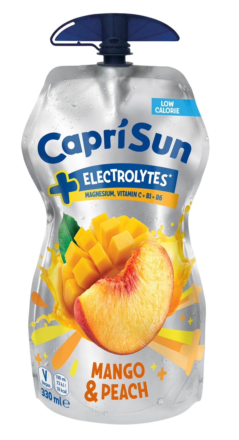 Capri-Sun Elektrolytes Mango & Peach 330ML