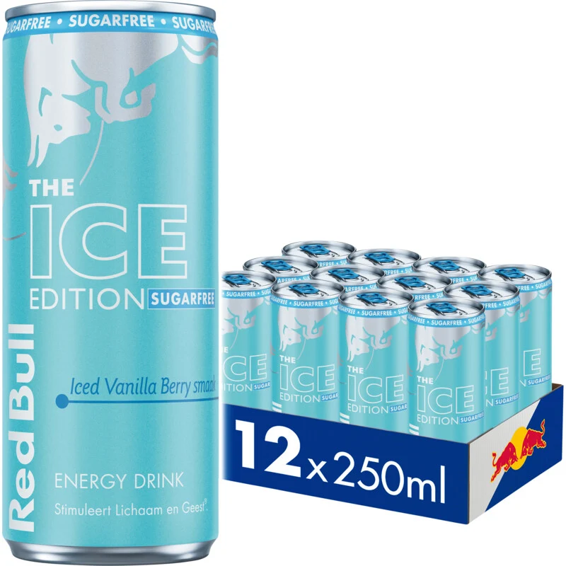 Red Bull Iced Vanilla Berry Sugarfree Tray 12 x 250ML