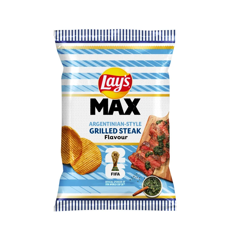 Lays Max Argentinian Steak 185 Gram