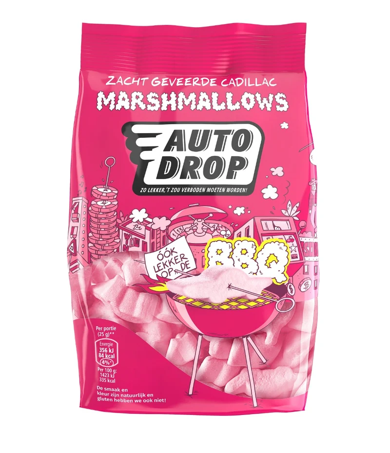 Autodrop Zacht Geveerde Cadillac Marshmallows (250 gram)