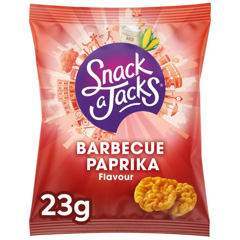 Snack a Jacks Barbecue Paprika 23 Gram