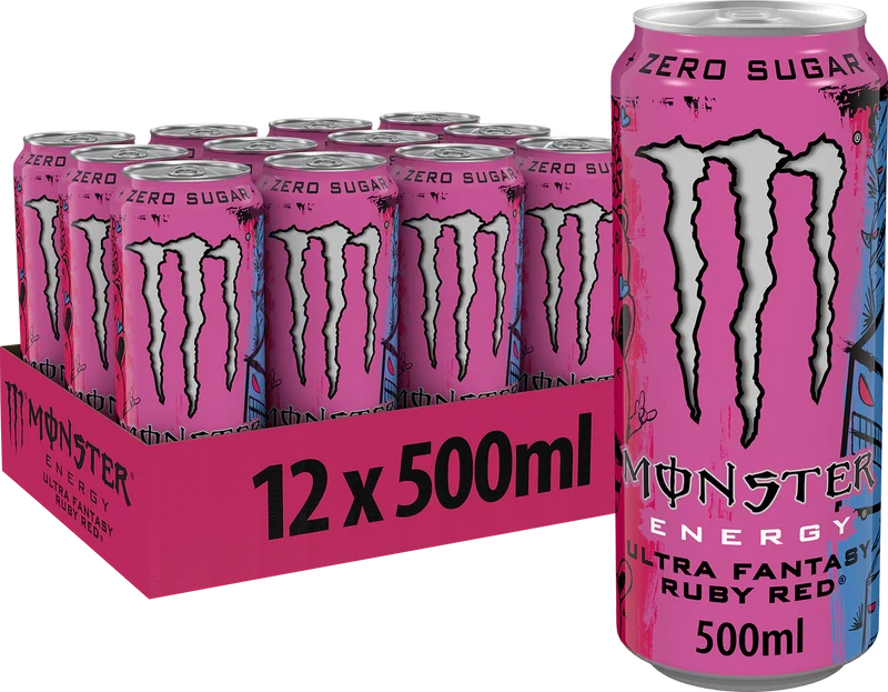 Monster Ultra Ruby Red Tray 12 x 500ML